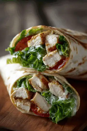Chicken Caesar Wrap Recipe