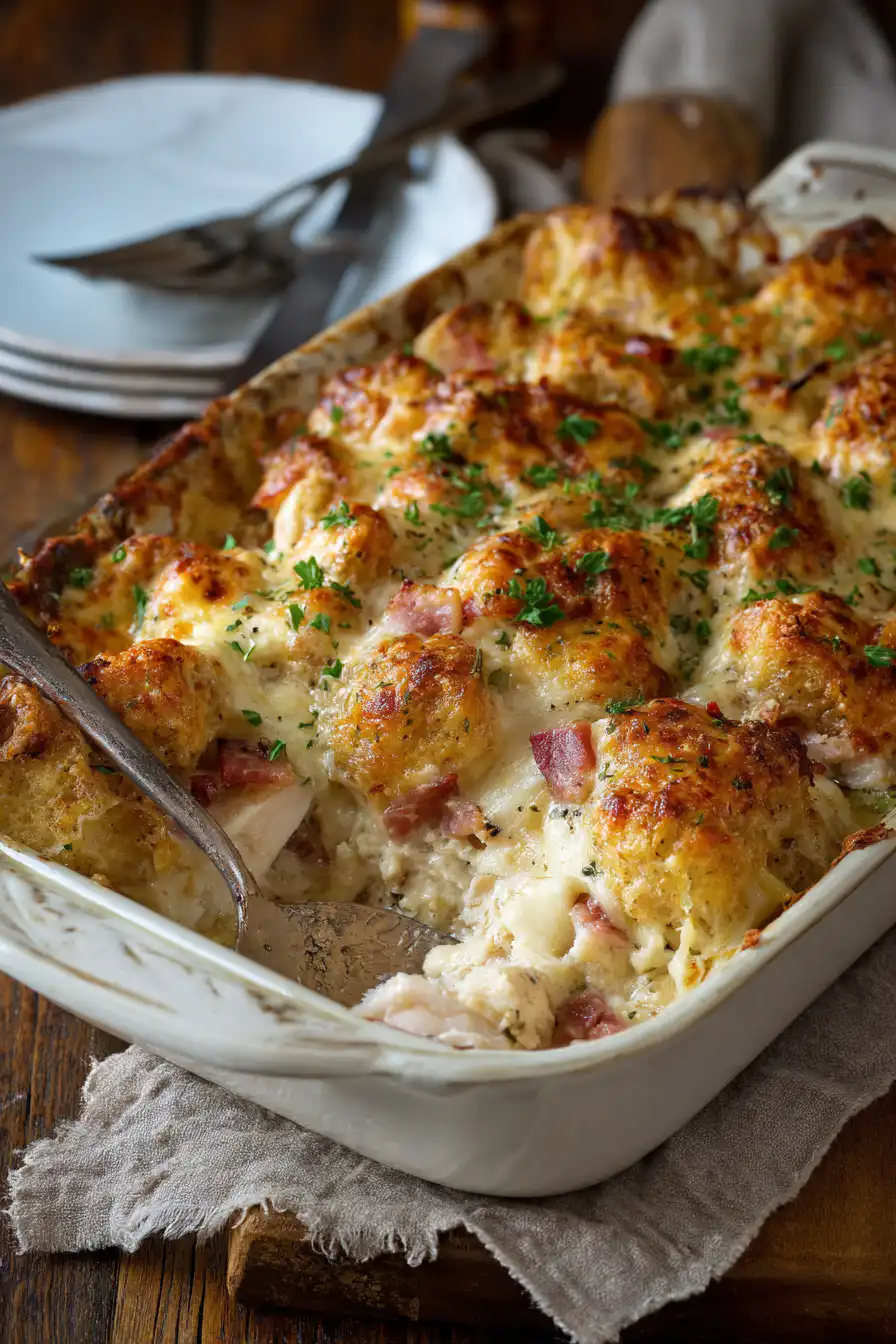 Chicken Cordon Bleu Casserole