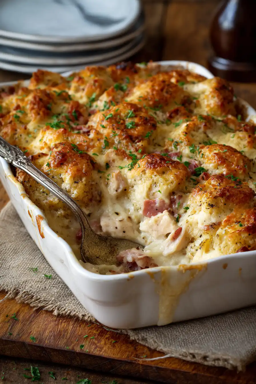 Chicken Cordon Bleu Casserole