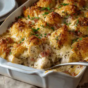 Chicken Cordon Bleu Casserole