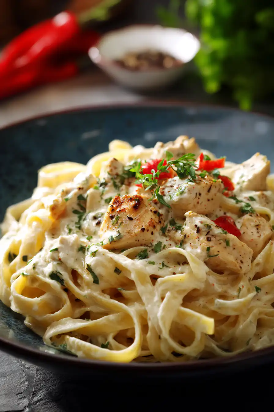 Chicken Fettuccine Alfredo