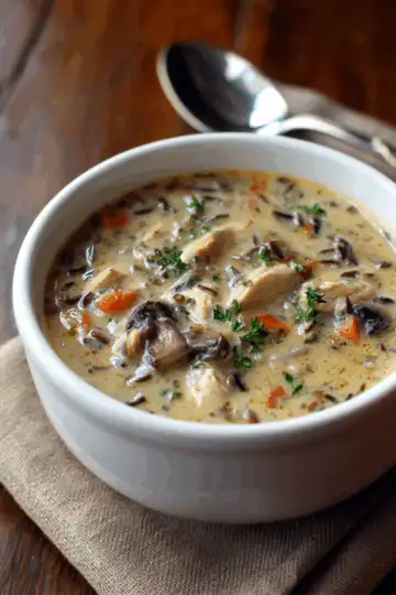 Chicken Mushroom Wild Rice Soup