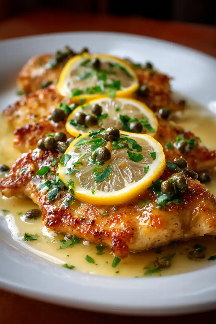 Chicken Piccata with Lemon Sauce