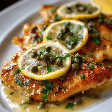 Chicken Piccata with Lemon Sauce