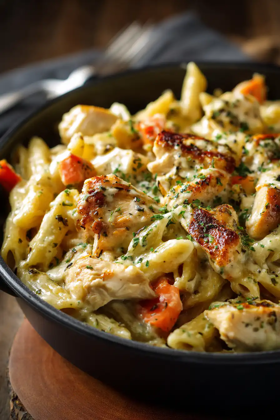 Chicken Pot Pie Pasta