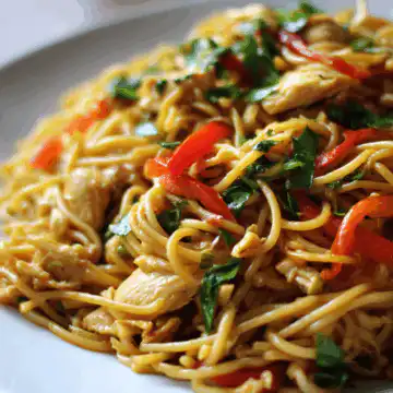 Chicken Spaghetti Lo Mein