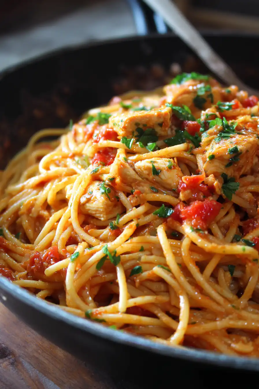 Chicken Spaghetti with Ro-Tel
