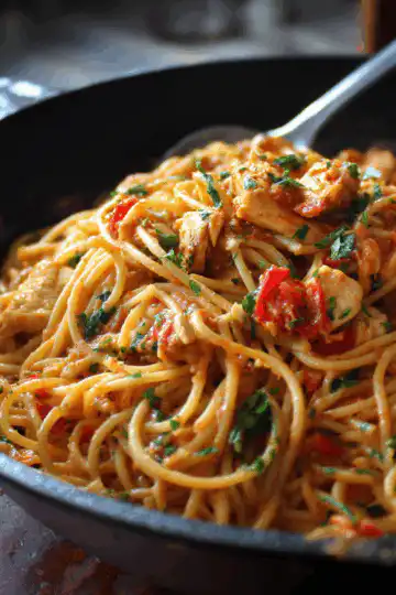 Chicken Spaghetti with Ro-Tel