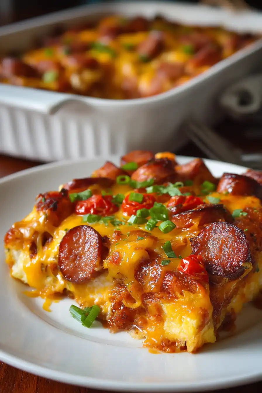 Chili Cheese Dog Casserole