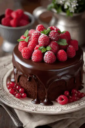 Chocolate Raspberry Cake