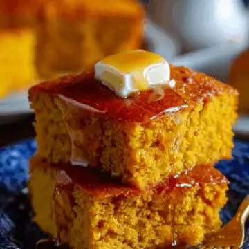 Cinnamon Honey Butter Sweet Potato Cornbread