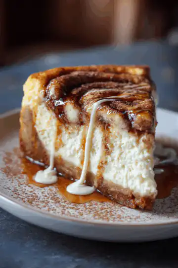 Cinnamon Roll Cheesecake