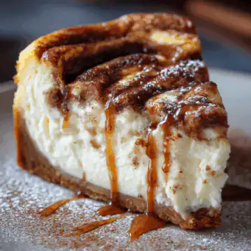 Cinnamon Roll Cheesecake