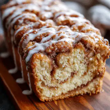 Cinnamon Swirl Apple Fritter Bread