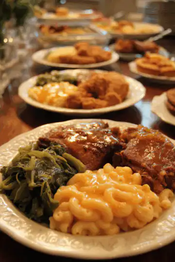 Classic Soul Food Dinner Plates