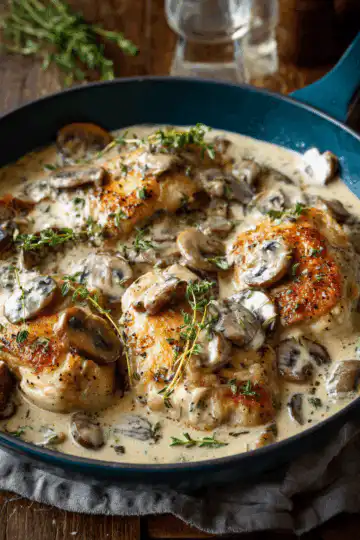 Comforting Creamy Mushroom Chicken for Cozy Nights