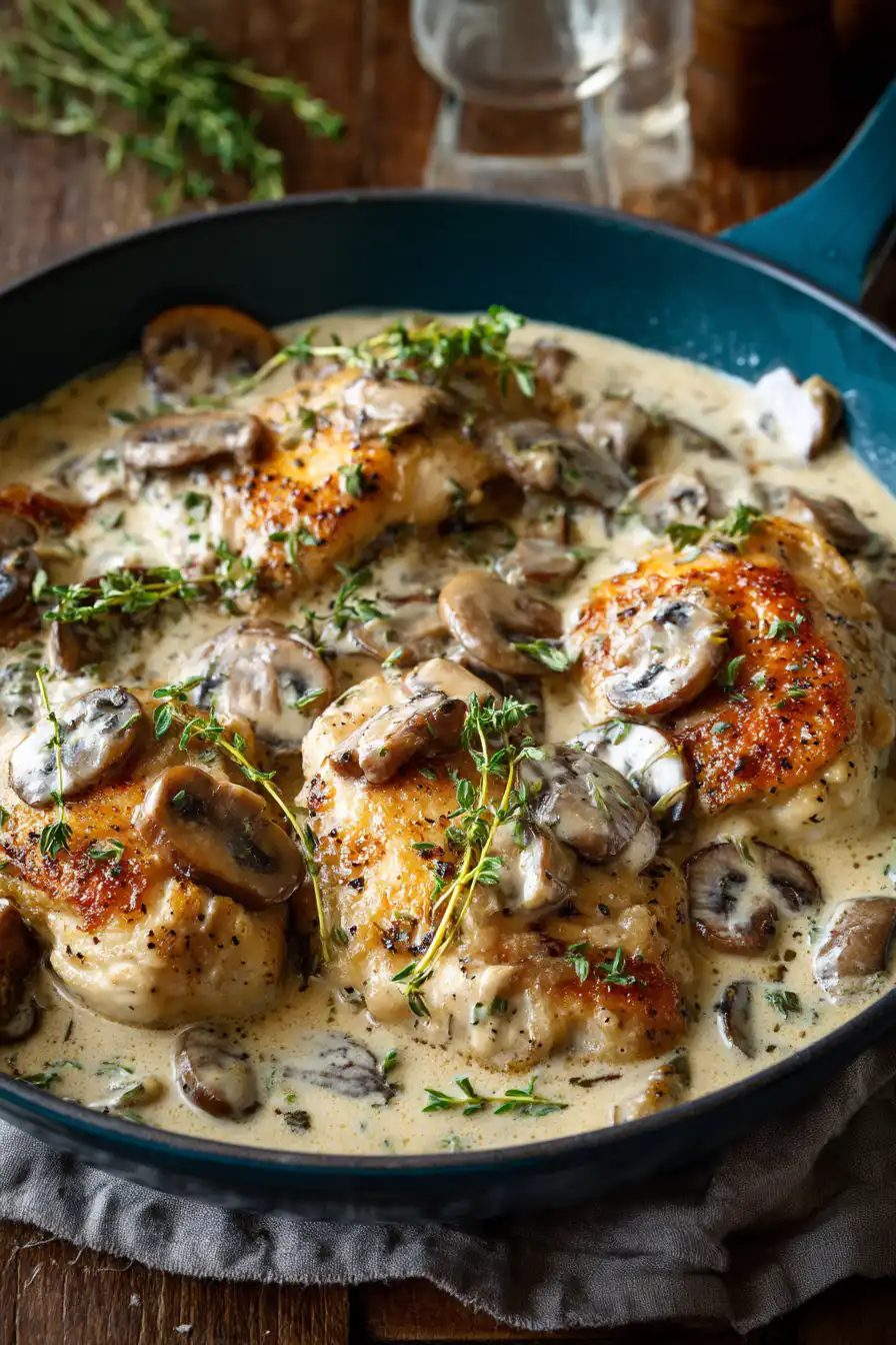 Comforting Creamy Mushroom Chicken for Cozy Nights