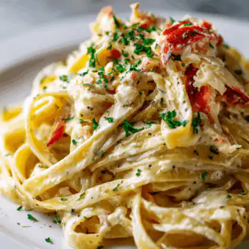 Crab Fettuccine Alfredo