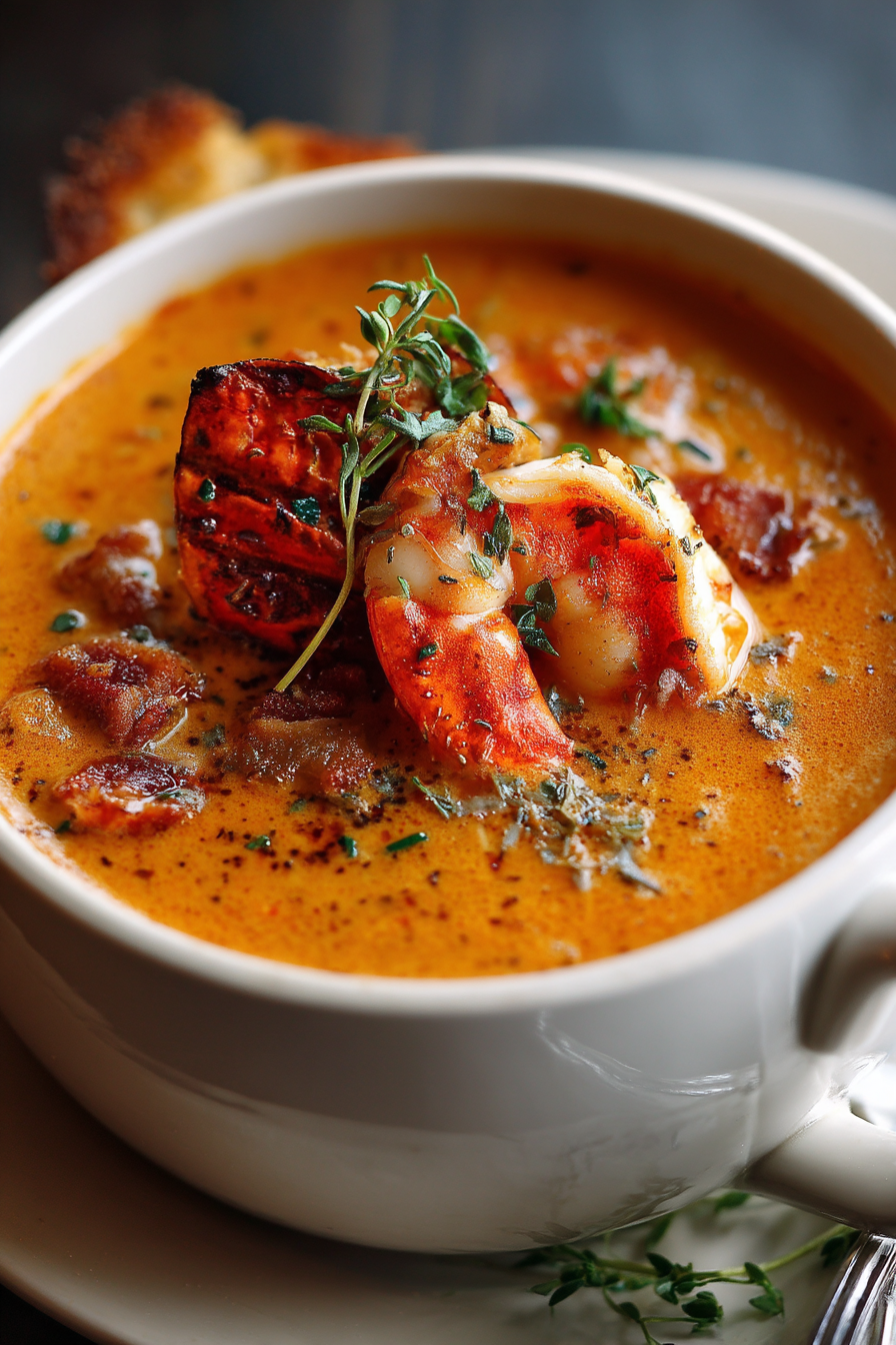 Crab and Shrimp Seafood Bisque