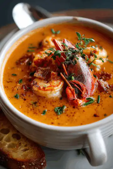 Crab and Shrimp Seafood Bisque