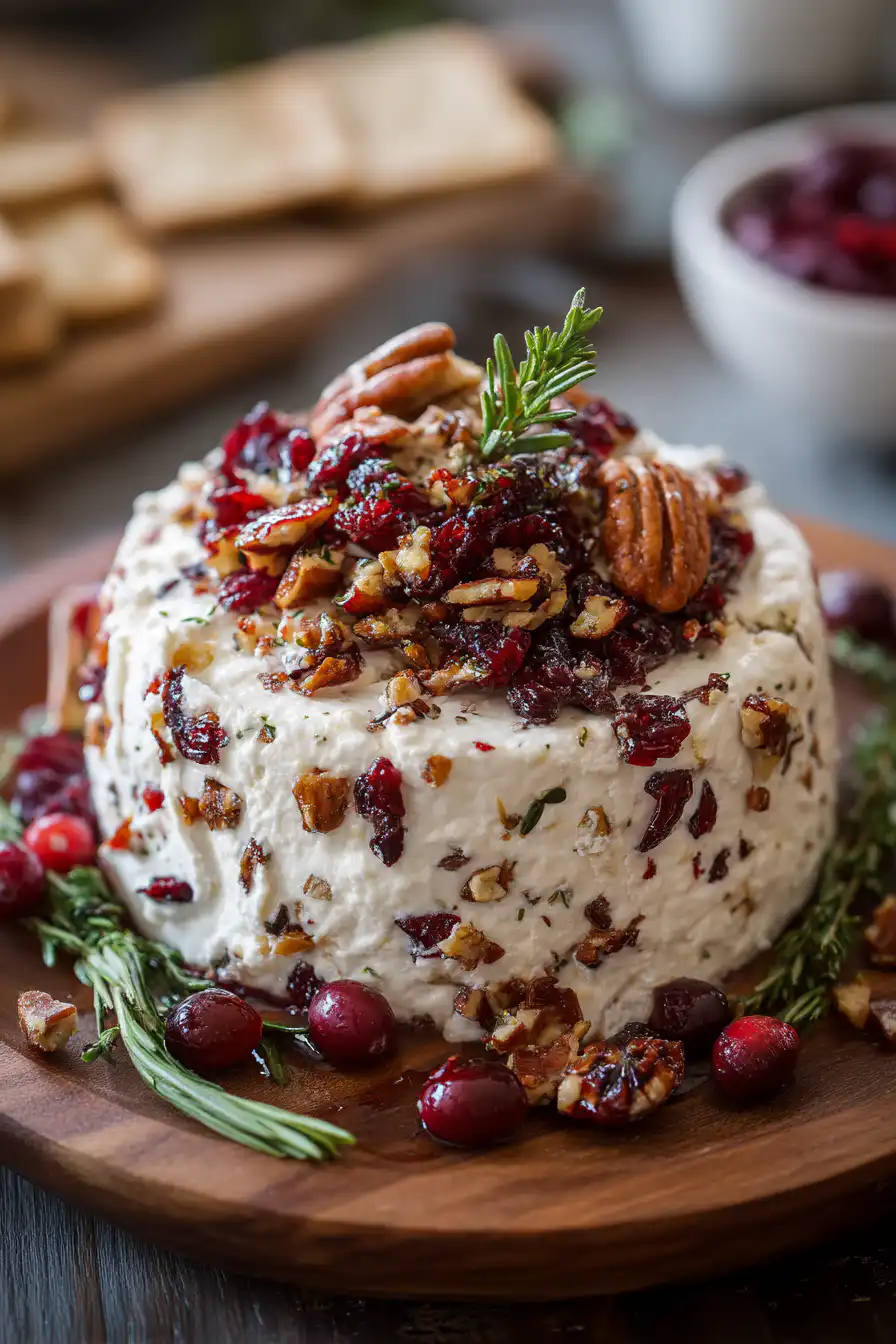 Cranberry Orange Pecan Cream Cheese