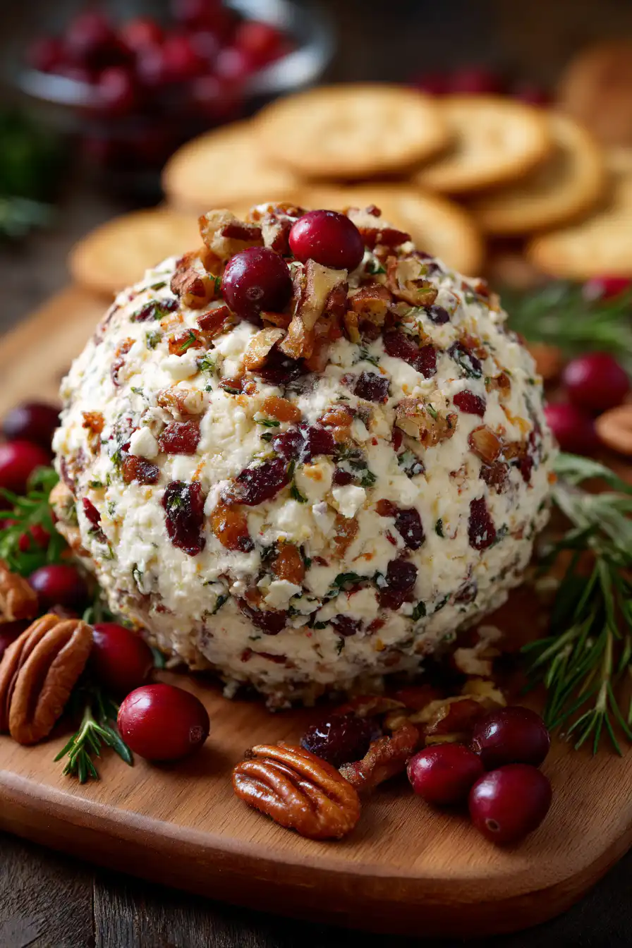 Cranberry Pecan Cheese Ball Recipe