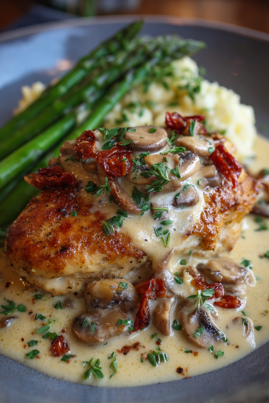 Creamy Asiago Chicken