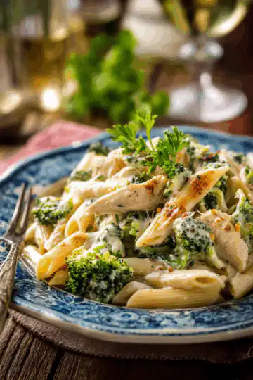 Creamy Broccoli and Chicken Penne