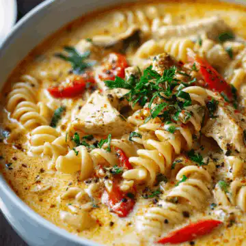 Creamy Cajun Chicken Pasta Soup