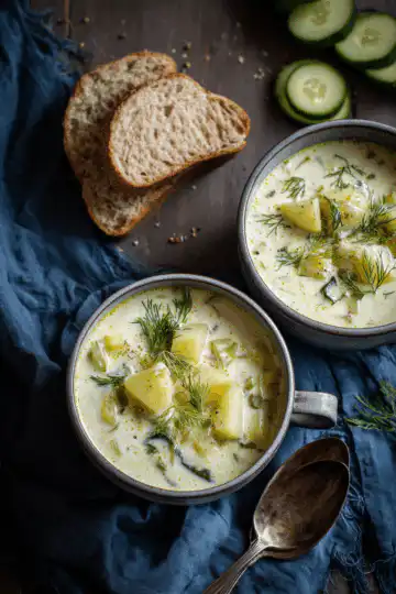 Creamy Dill Pickle Soup (Zupa Ogórkowa)