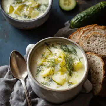 Creamy Dill Pickle Soup (Zupa Ogórkowa)