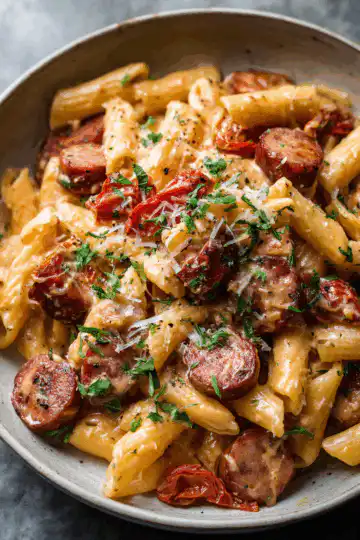 Creamy Smoked Sausage Pasta Recipe
