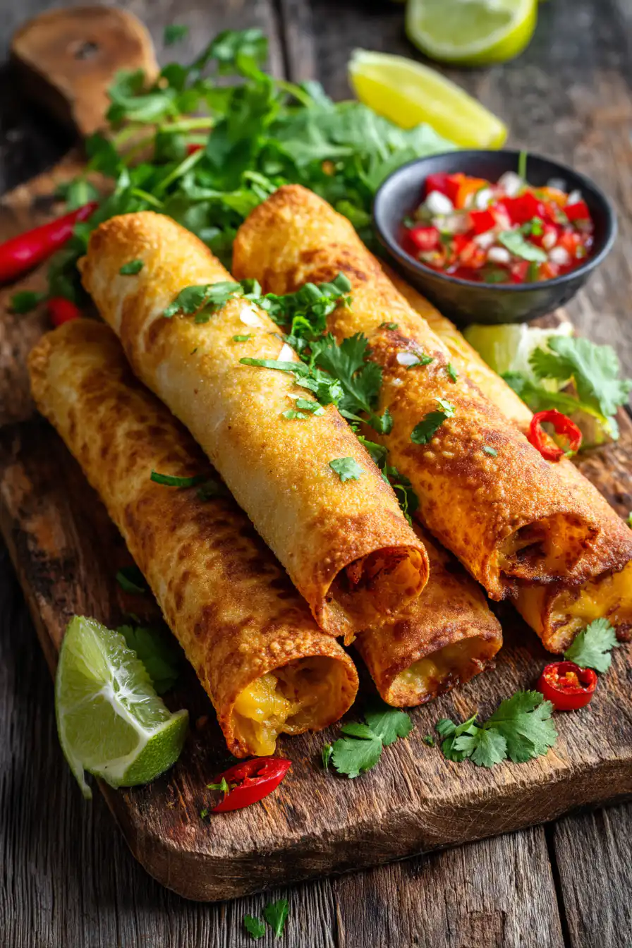 Crispy Vegan Taquitos Recipe