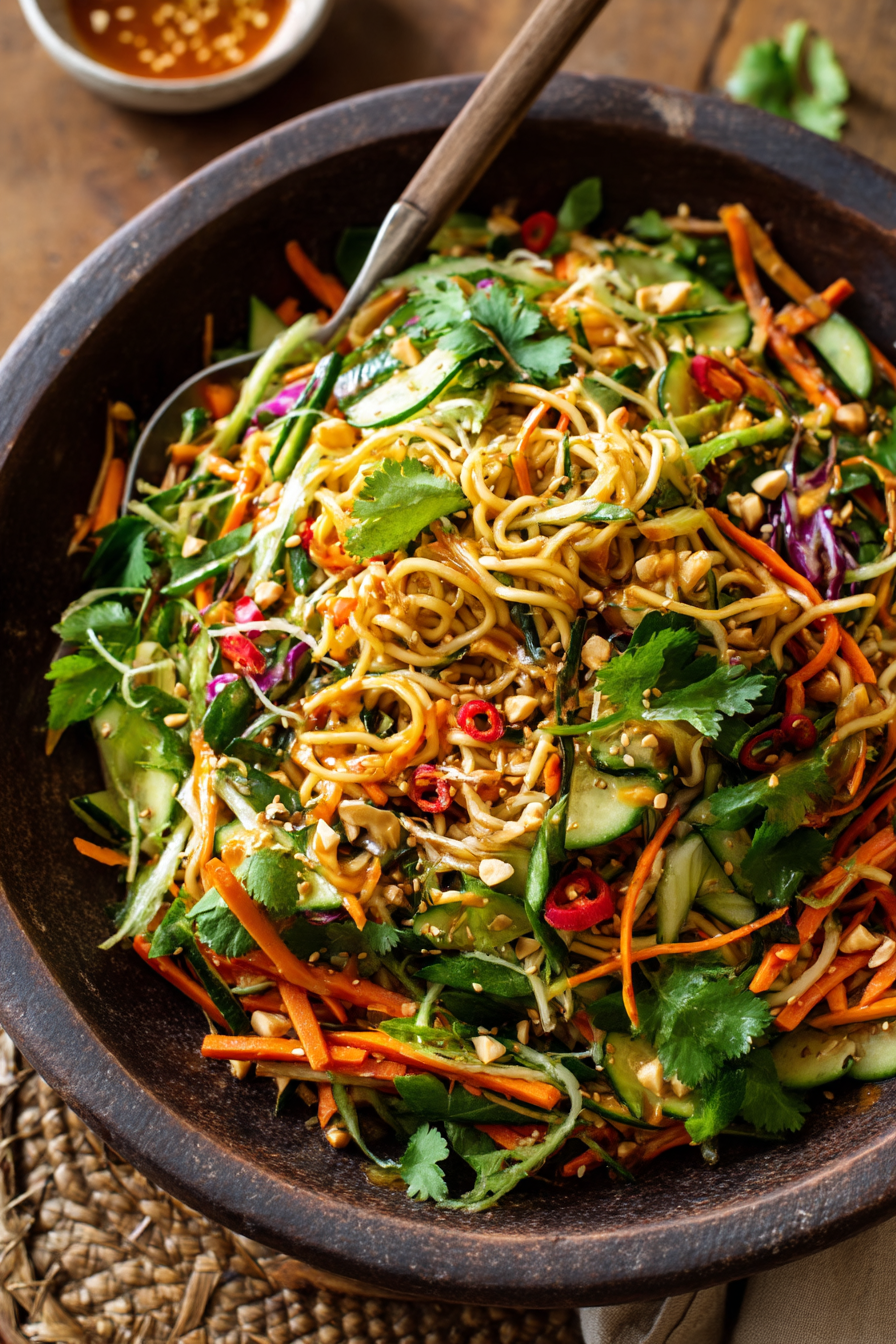 Crunchy Asian Ramen Noodle Salad