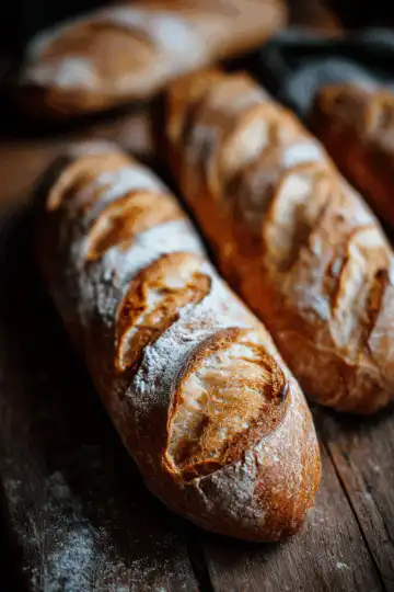 Crusty Chewy French Bread Rolls