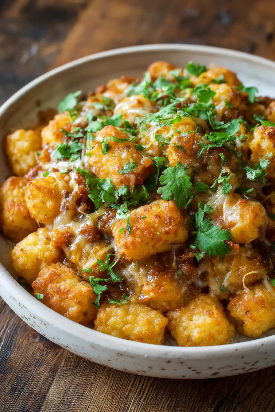 Dairy Free Tater Tot Casserole (Gluten Free)