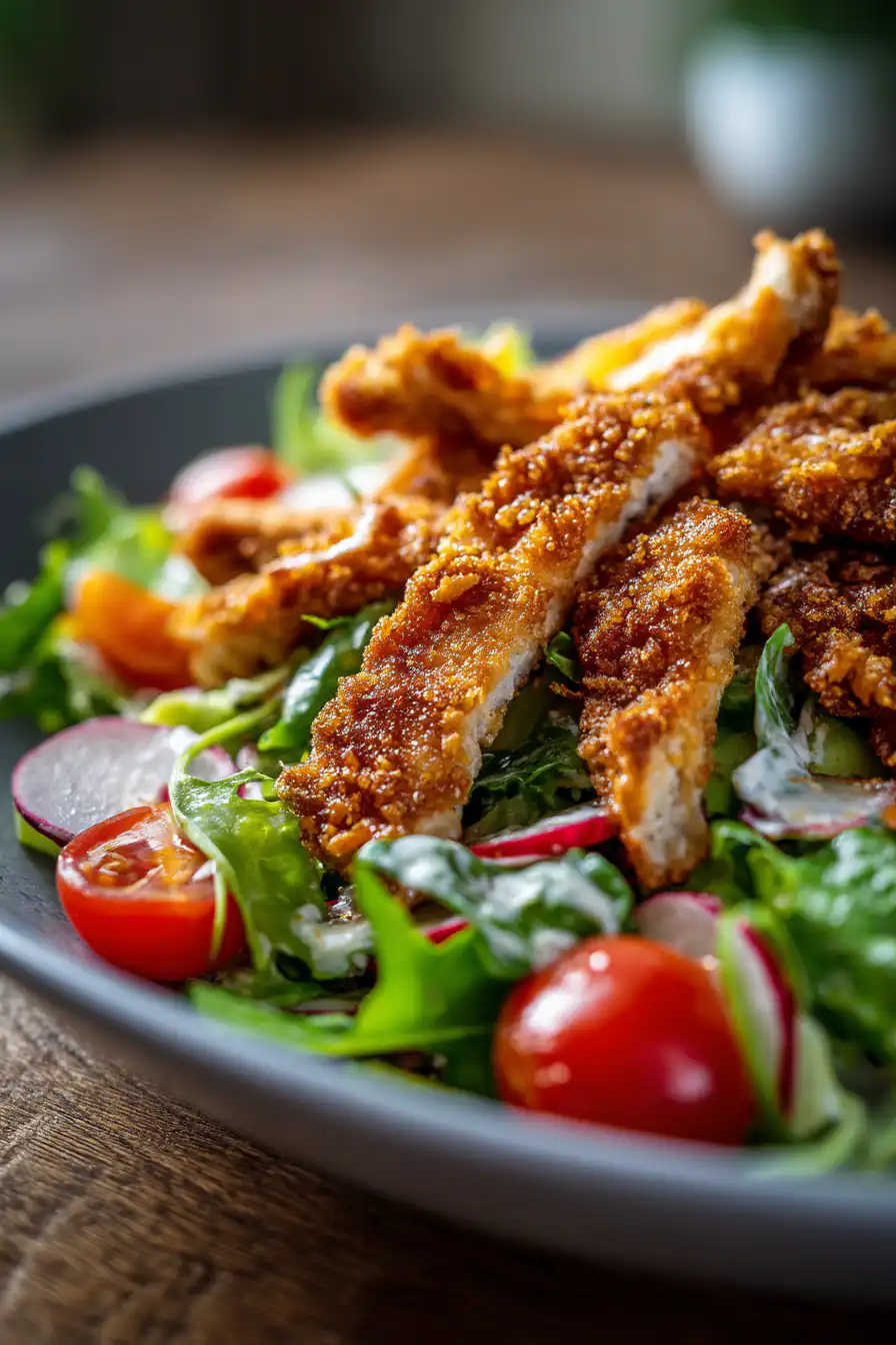 Delicious Crispy Chicken Salad