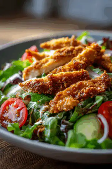 Delicious Crispy Chicken Salad