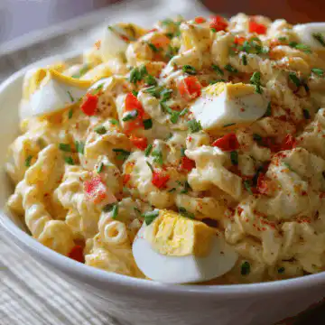 Deviled Egg Macaroni Pasta Salad