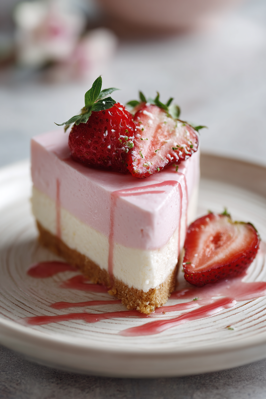 Dreamy Pinky Delight (Strawberry Cheesecake)