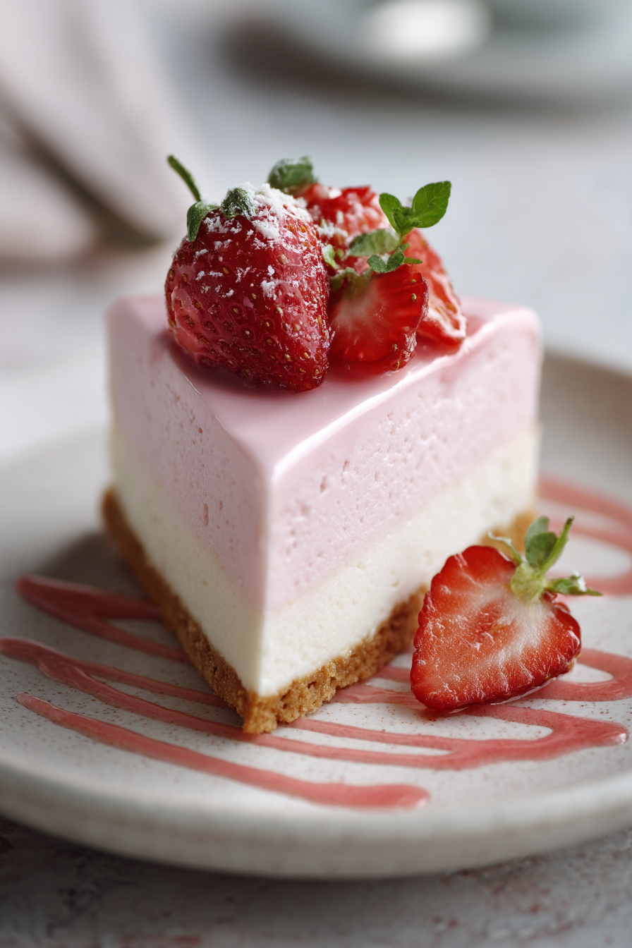 Dreamy Pinky Delight (Strawberry Cheesecake)