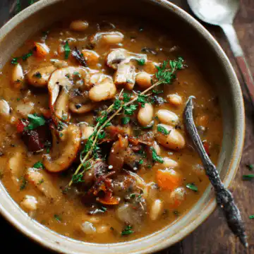 Earthy Mushroom and White Bean Stew
