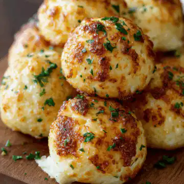 Easy Garlic Cheese Bombs