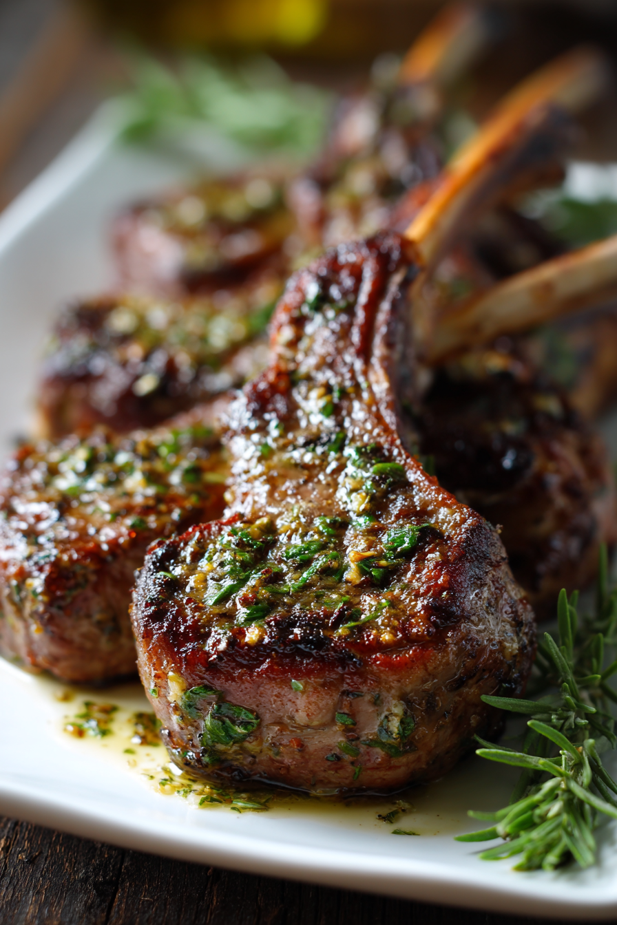 Easy Garlic Herb Lamb Chops