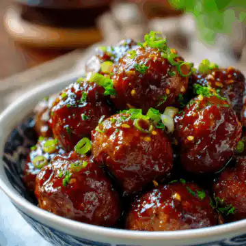 Easy Mongolian Meatballs