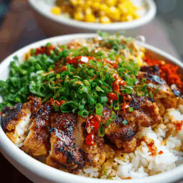 Flavor-packed Street Corn Chicken Rice Bowl