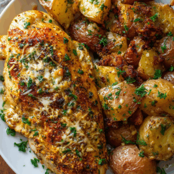Garlic Parmesan Chicken and Potatoes