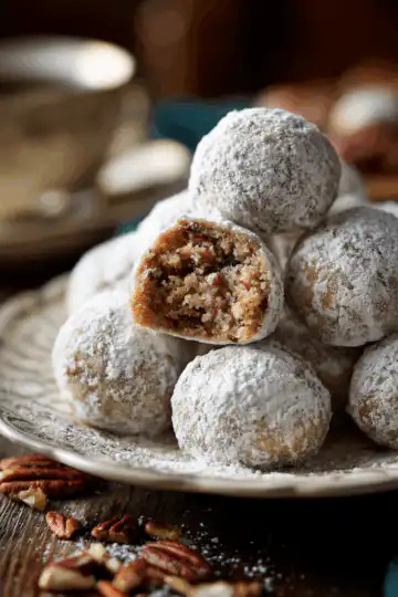 Georgia OKeeffes Pecan Butterballs