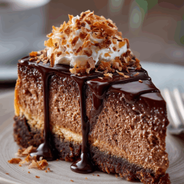 German Chocolate Cheesecake