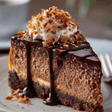 German Chocolate Cheesecake